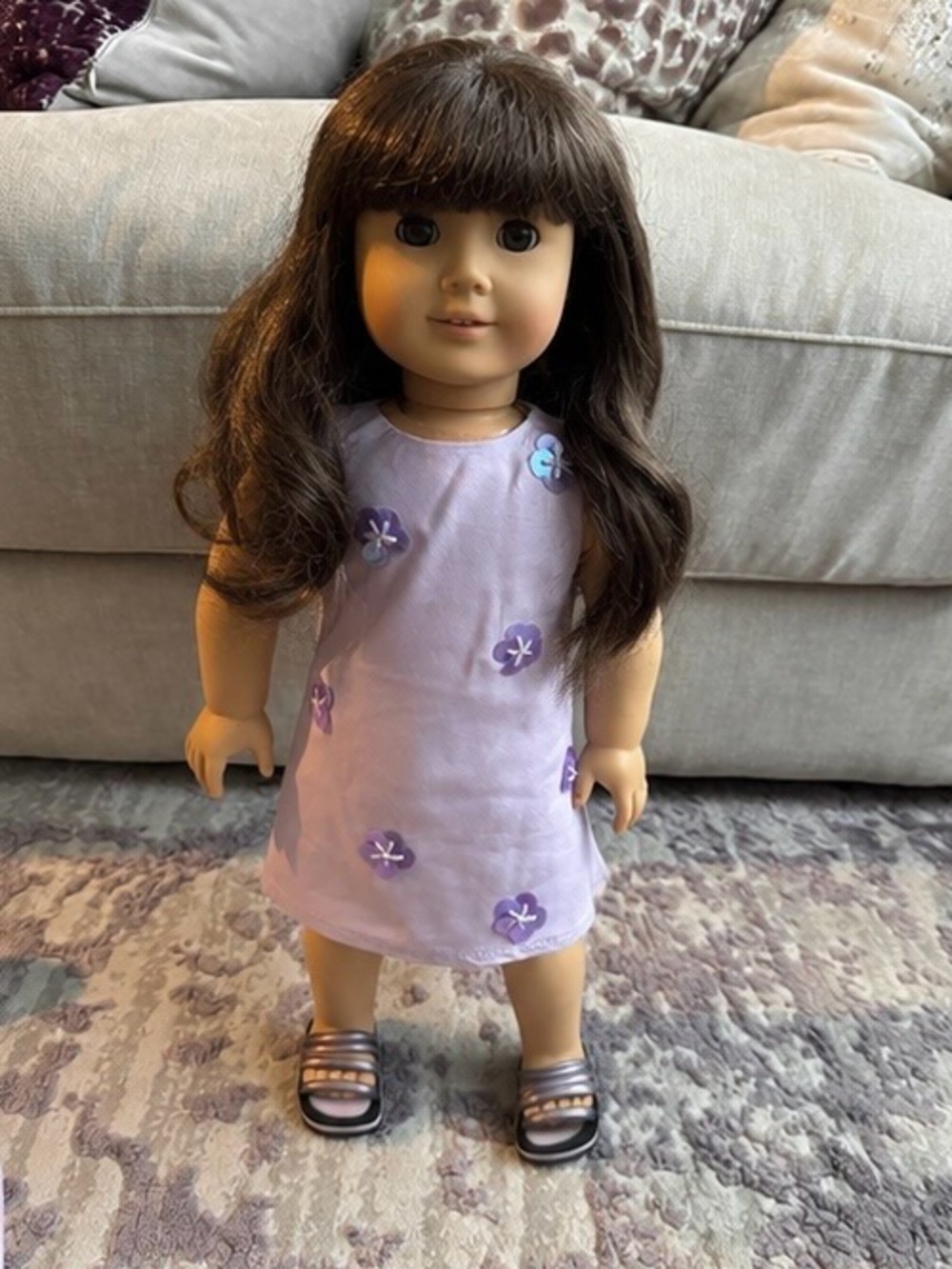 Authentic American Girl Lavender Birthday Party Outfit - Doll not included